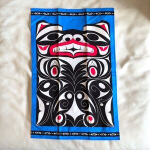 Cotton Kitchen Formline Bear Indigenous Design by Douglas Horne, Coast Salish
